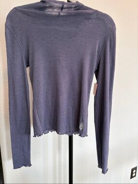 Free People Movement Breath Easy Long Sleeve Layering Hoodie NWT Size M